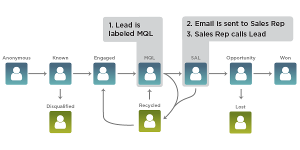 Marketing automation capabilities to allow for your lead lifecycle