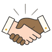 Handshake illustration