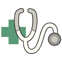 Medical shield and stethoscope illustration