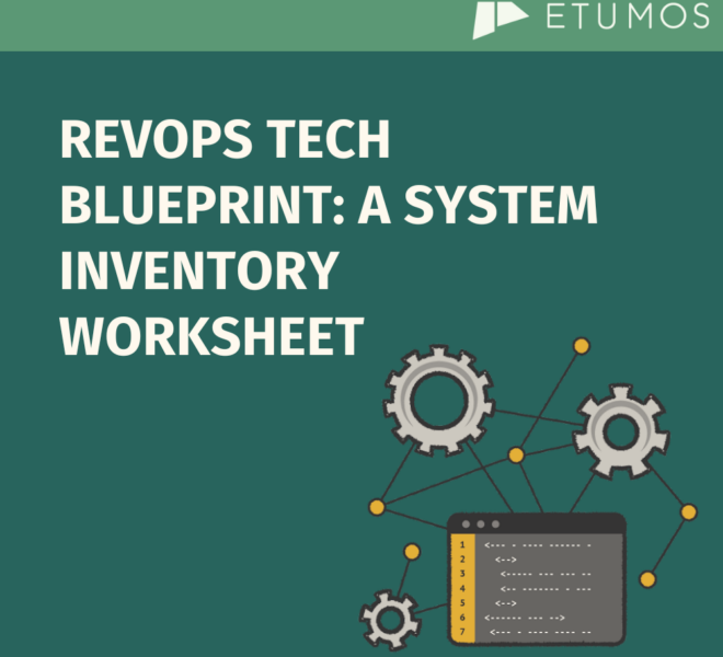 Revops Tech Blueprint: A System Inventory Sheet