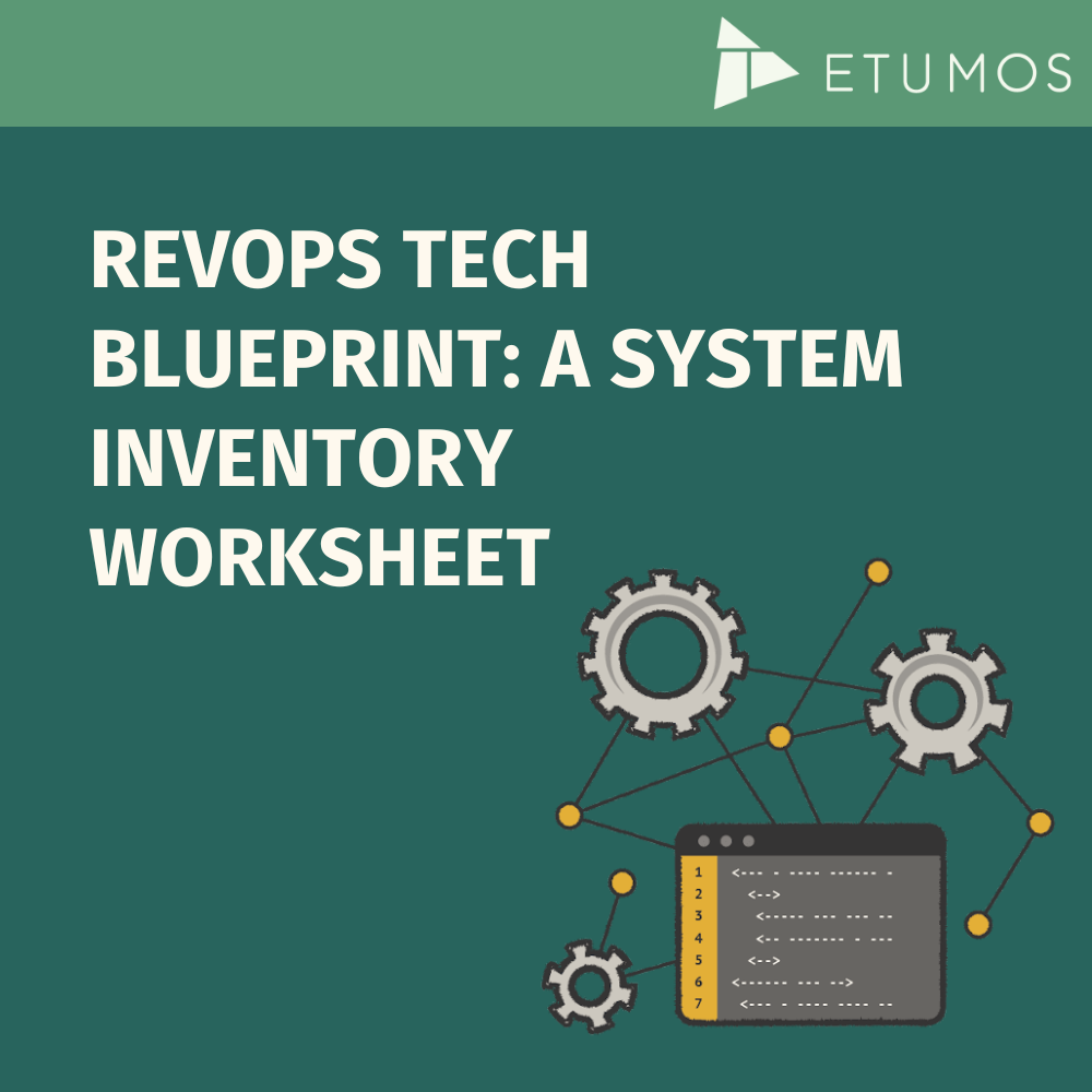 Revops Tech Blueprint: A System Inventory Sheet